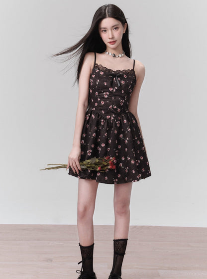 Delicate Floral Slip Dress