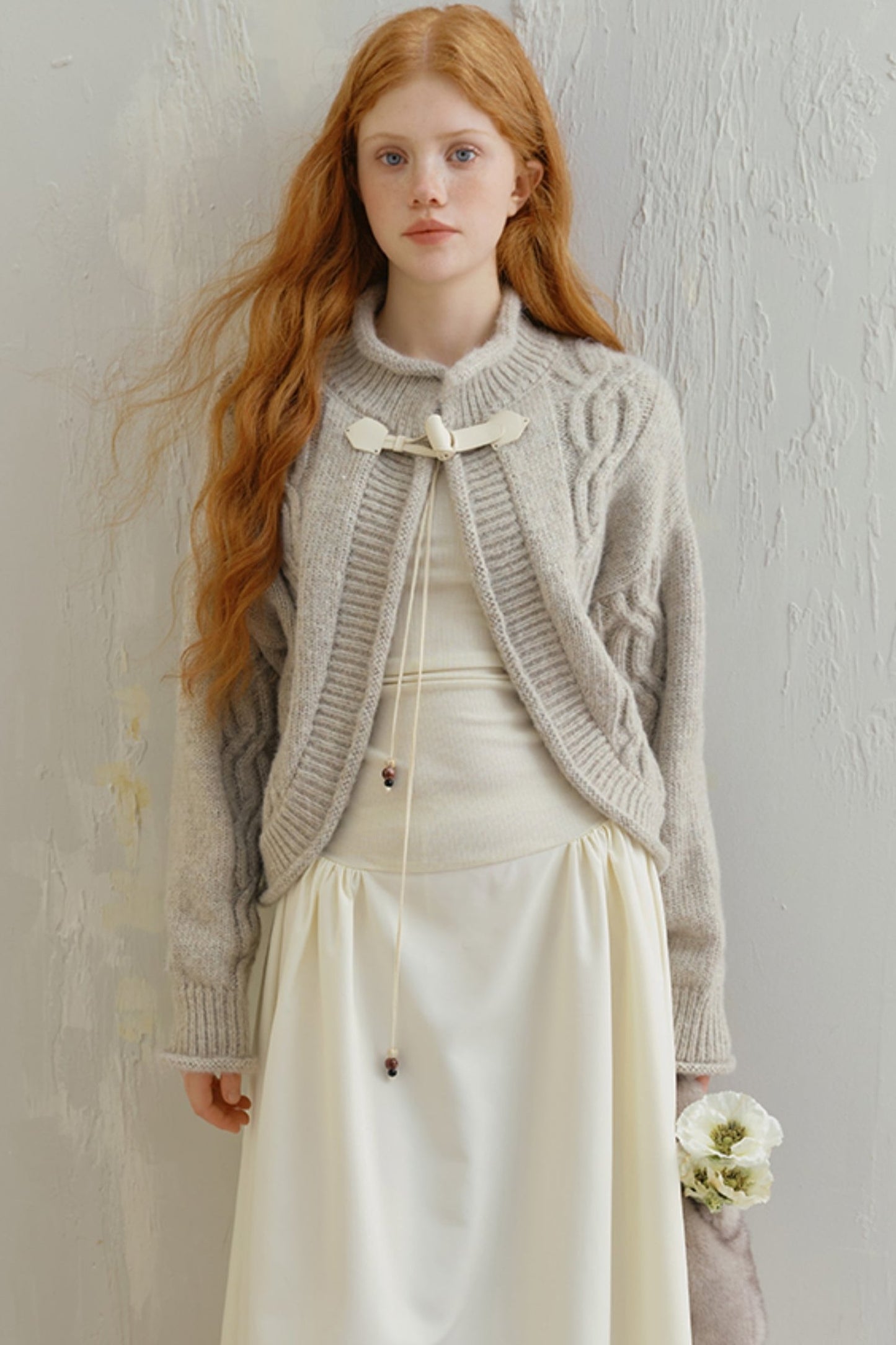 Niche Wool Cable Knit Jacket