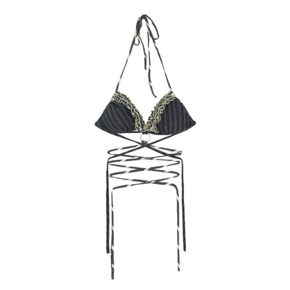 Wrinkled Ruffled Bikini