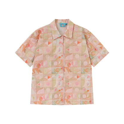 Summer Geometric Blouse