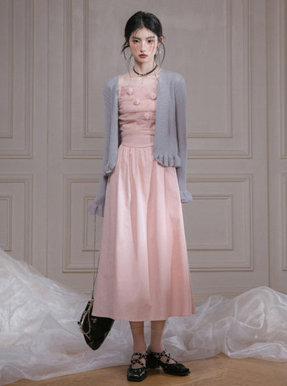 Pink Camellia Lyocell Coat