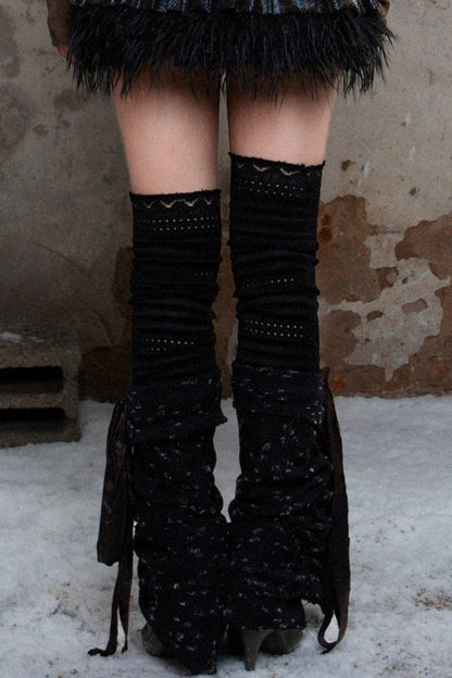 Punk Rock Wool Layered Socks