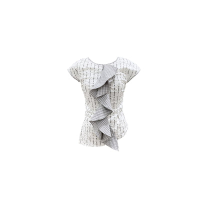 Ruffle Asymmetrical Skirt Set-Up