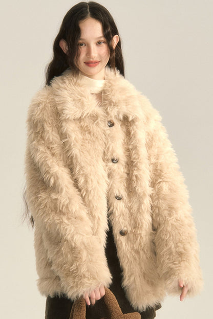 Cozy Maillard Fur Jacket