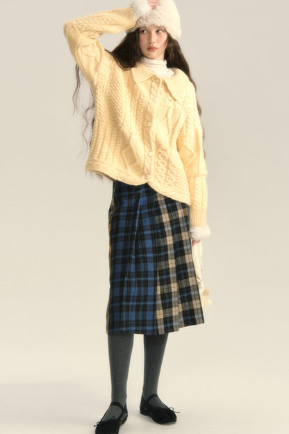 College Style Pleated Skirt