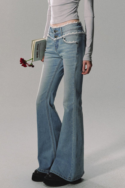 Heavy Work Bootcut Flared Jeans