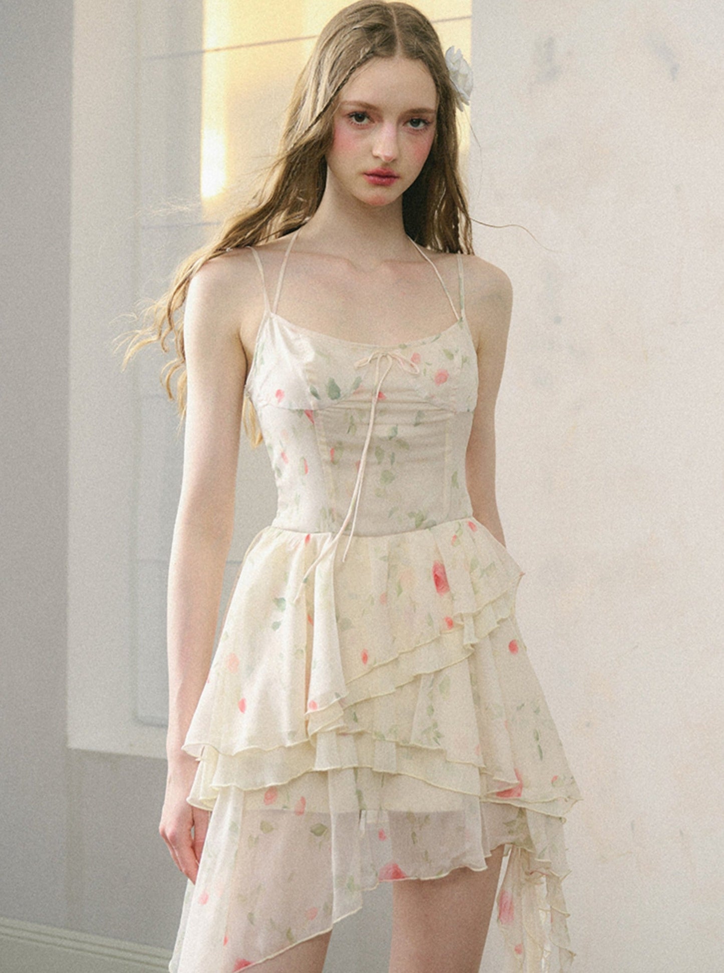 Mist Girl Rose Dress