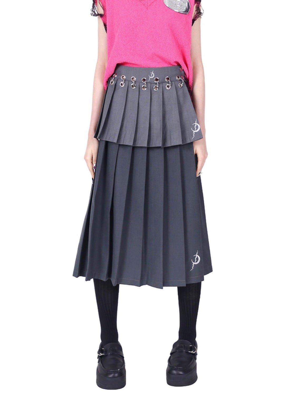 Original Three-Dimensional College Skirt