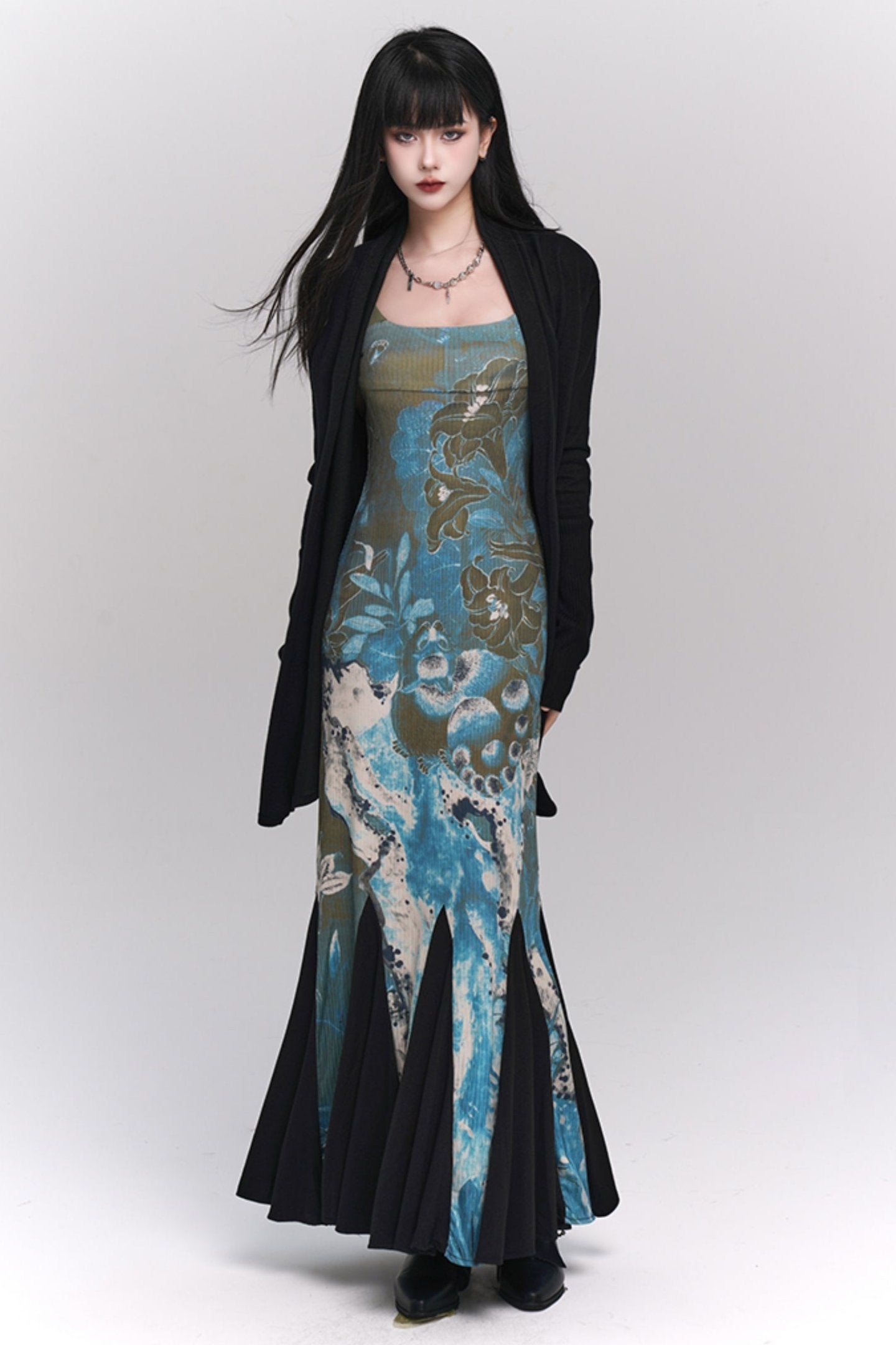 Chinese Style Fishtail Dress