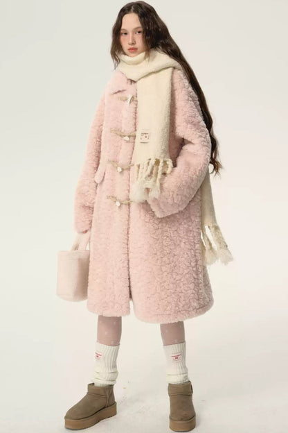 Sweet Lapel Wool Coat