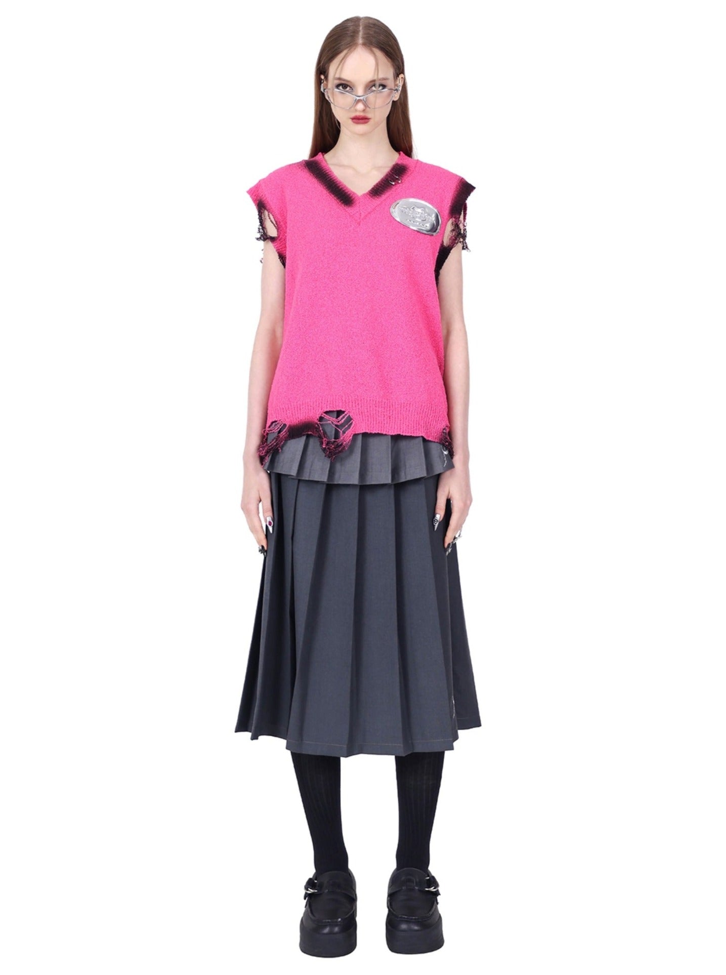 Original Three-Dimensional College Skirt