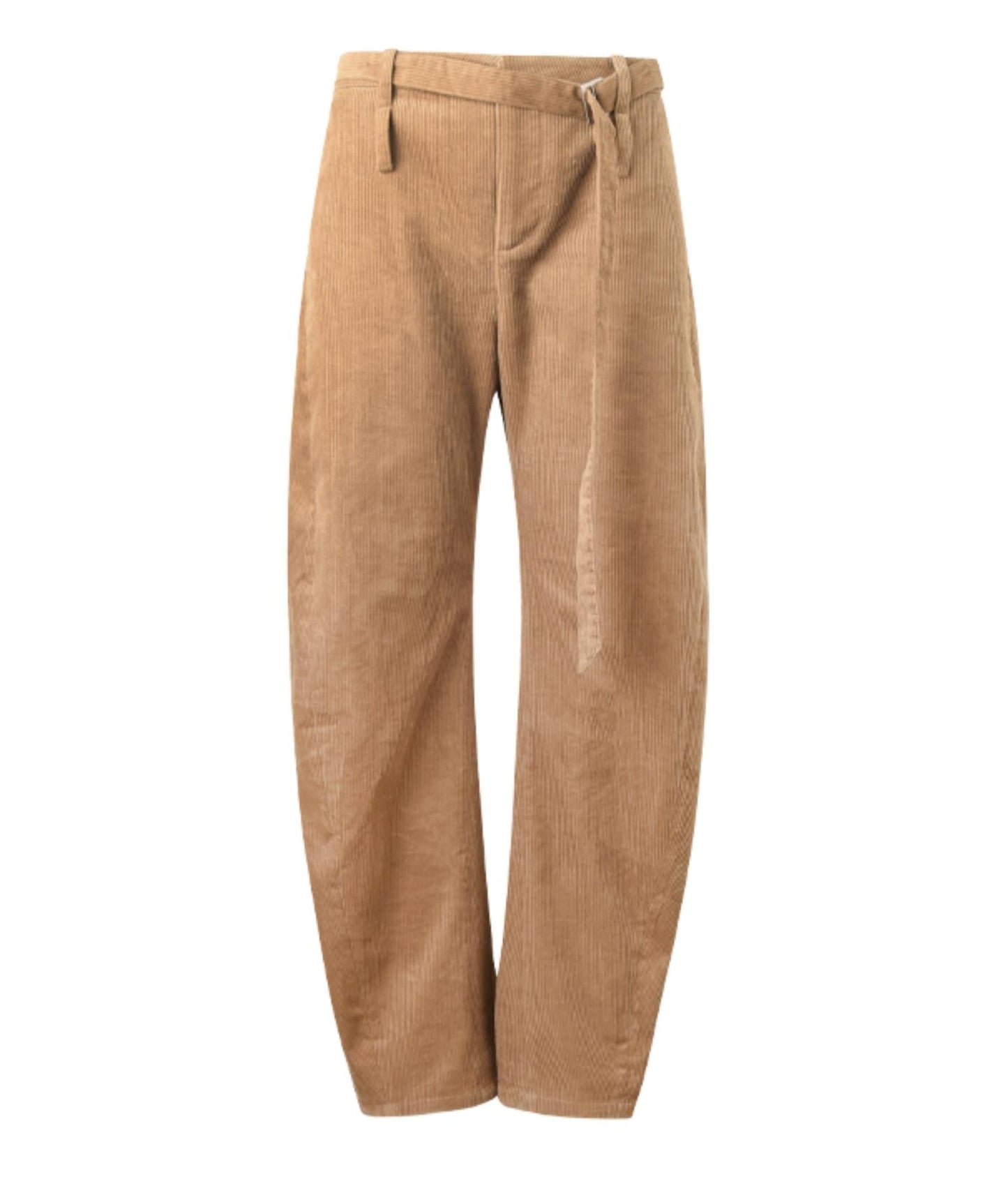 Khaki Brown Loose Corduroy Pants