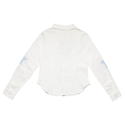 Dreamcore Aqua Stripe Long Sleeve Shirt