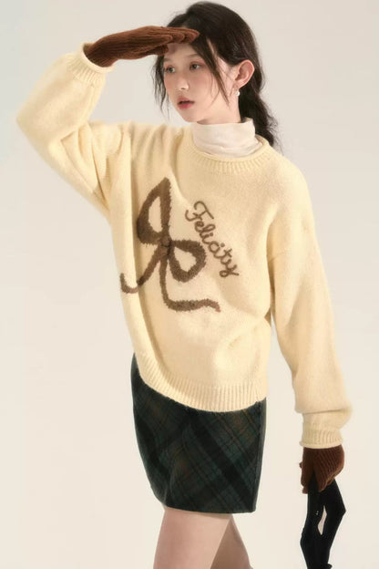 Thickened Camel Knit Sweater