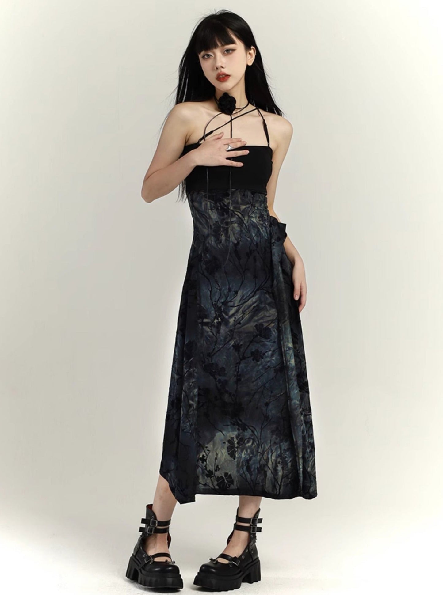 Chinese National Style Slip Dress