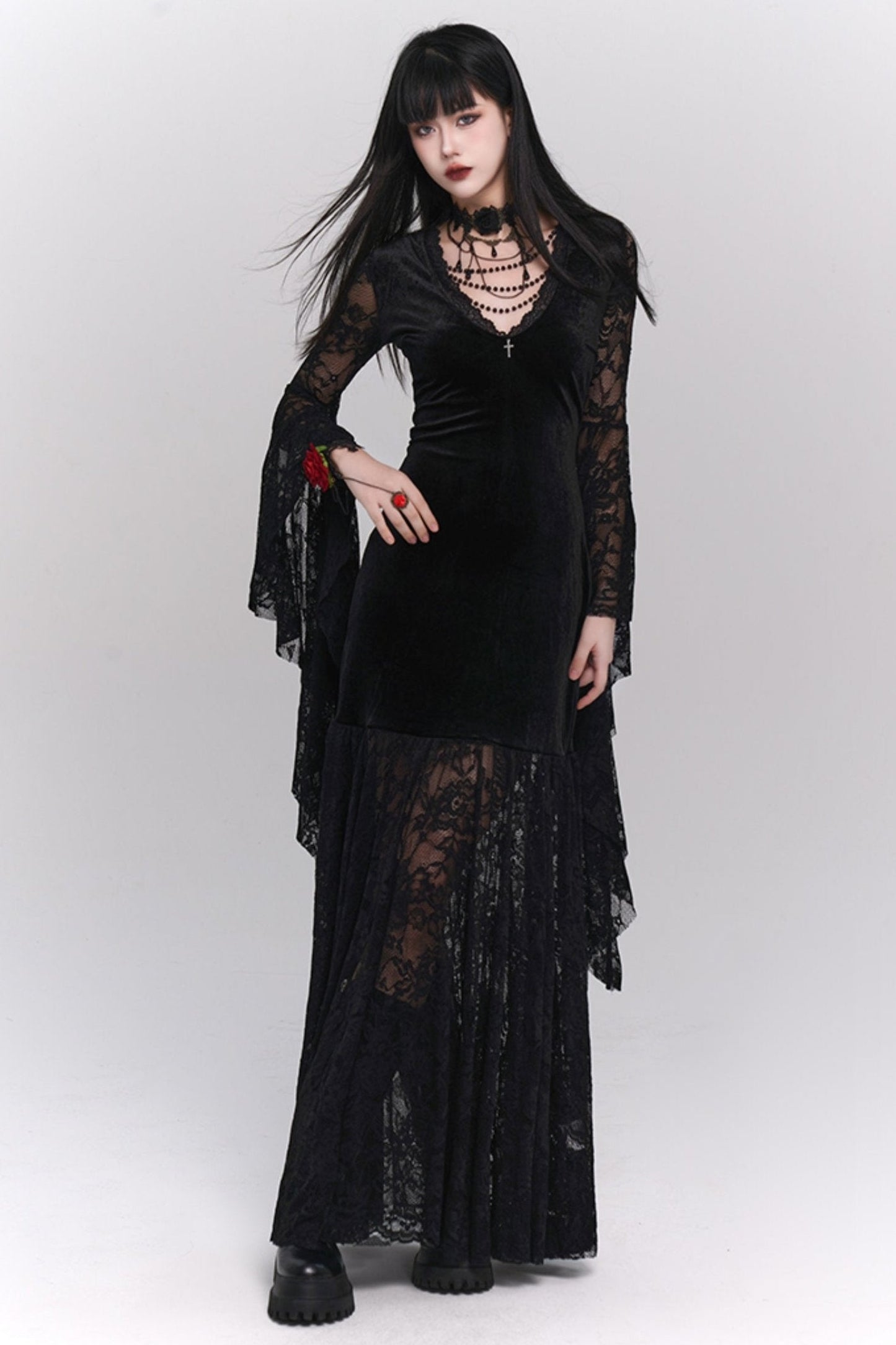 Dark Girl Gothic Halloween Dress