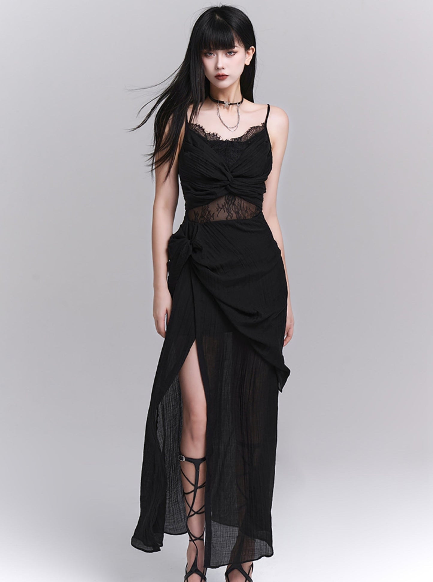 Chic Black Slip Dress