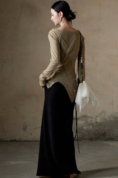 Slim-fit Rollkragenstrickpullover 