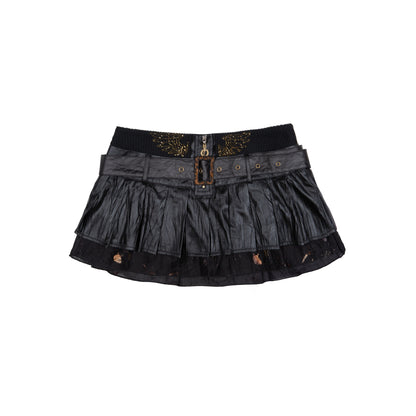 Vintage Low-Rise Punk Skirt