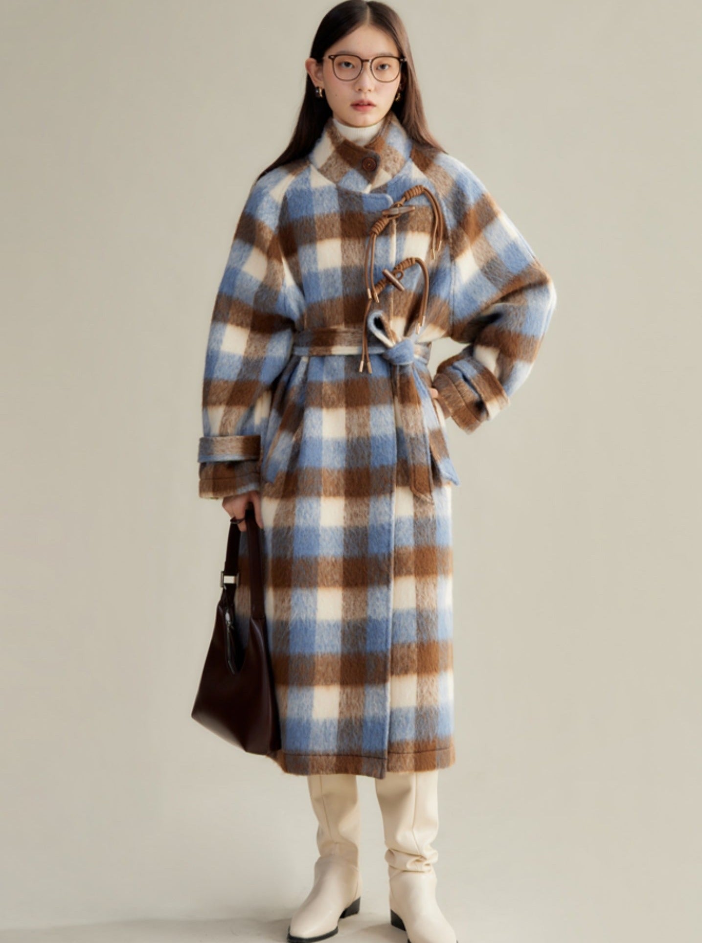 Magic Plaid Wool Tweed Jacket