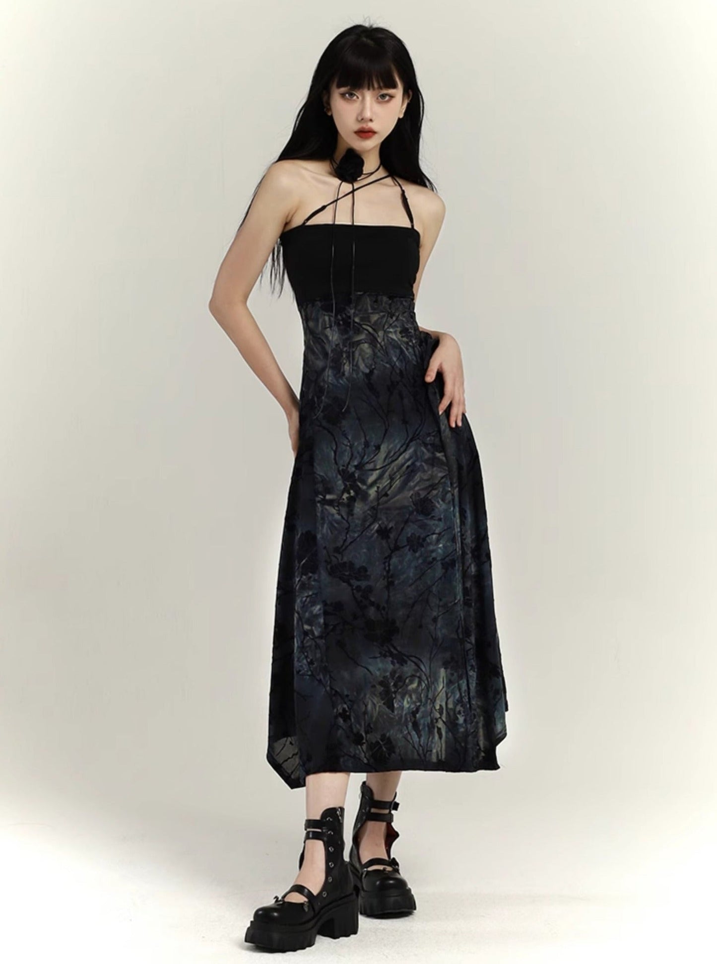 Chinese National Style Slip Dress