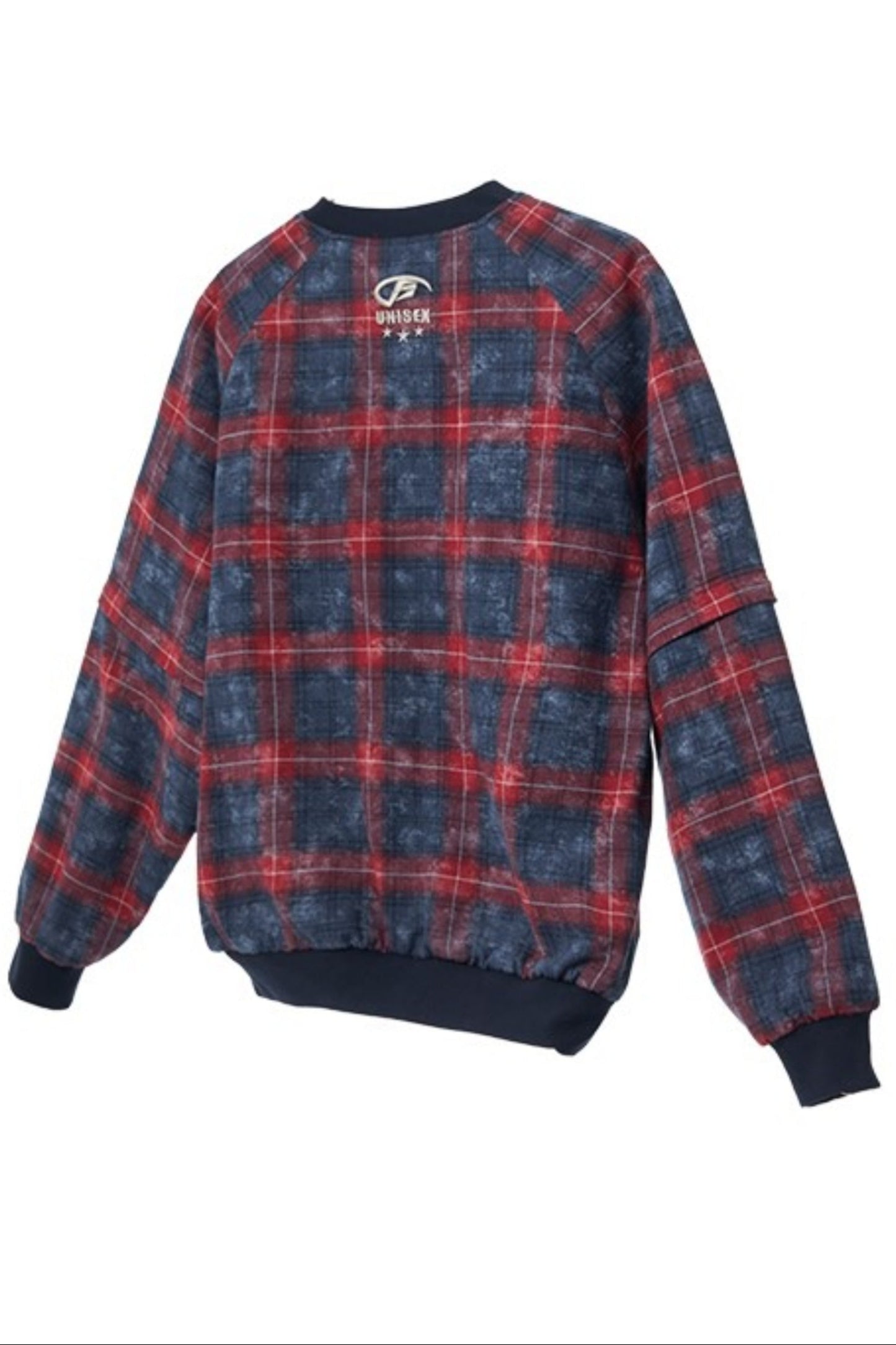 Retro Checked Loose Sweatshirt