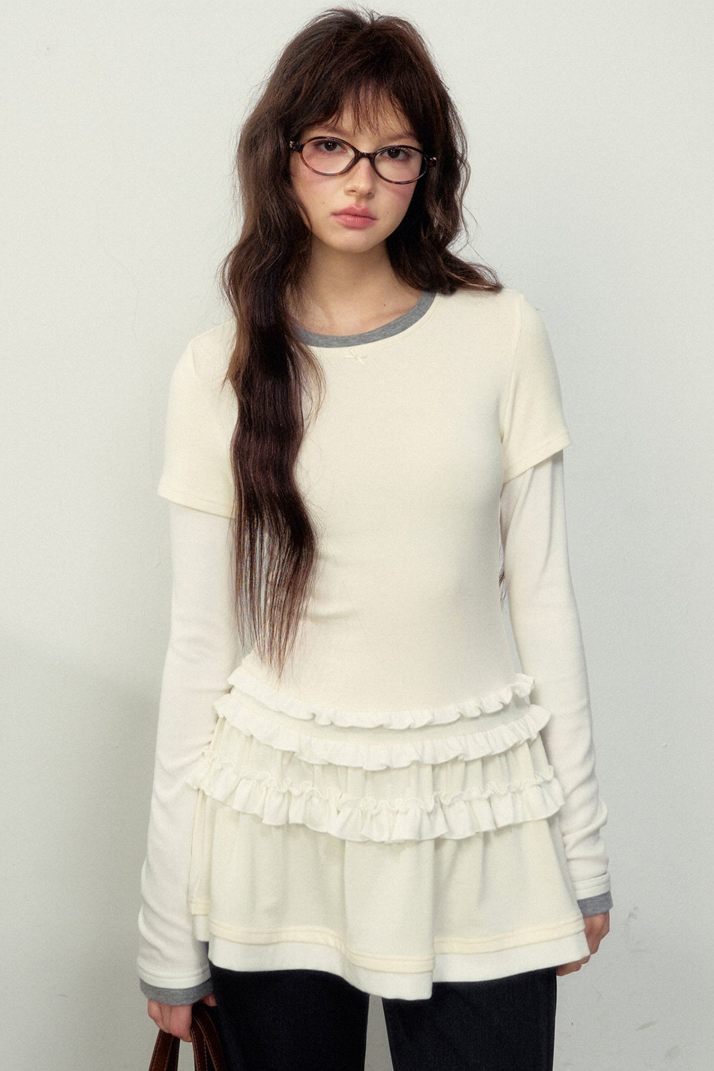 Double Layer Lace T-Shirt