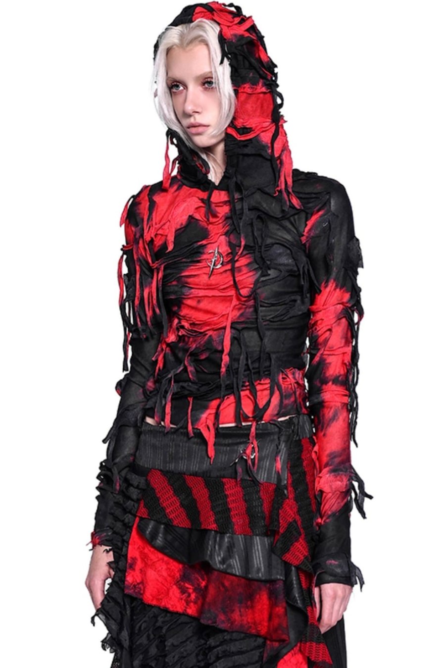 Punk Mummy Hooded Base Layer Top