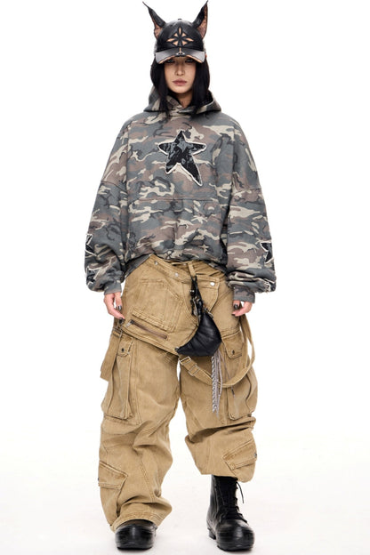 American Vintage Detachable Cargo Jumpsuit