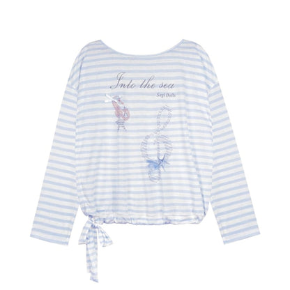 Ocean Striped Summer Smock Set-Up