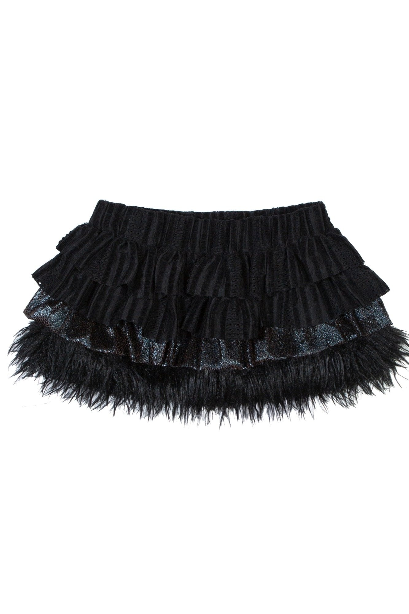 Punk Fluff Layered Skirt