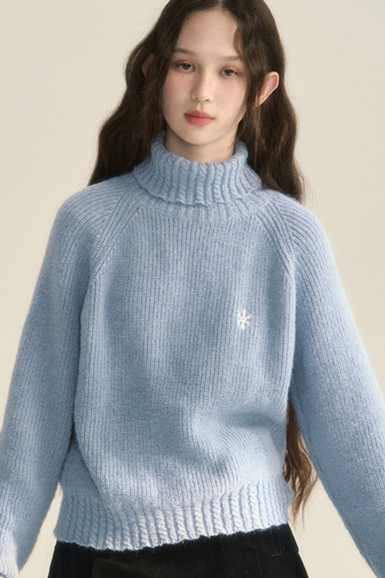 Lazy Wool High Neck Pullover