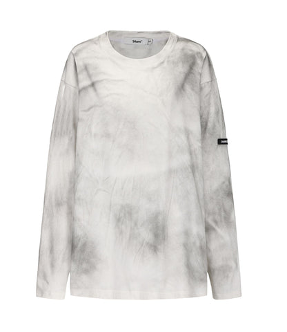 Oversized Distressed Long T-Shirt