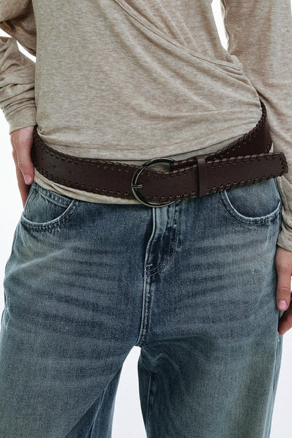 Vintage Plaid Asymmetrical Pleated Skirt