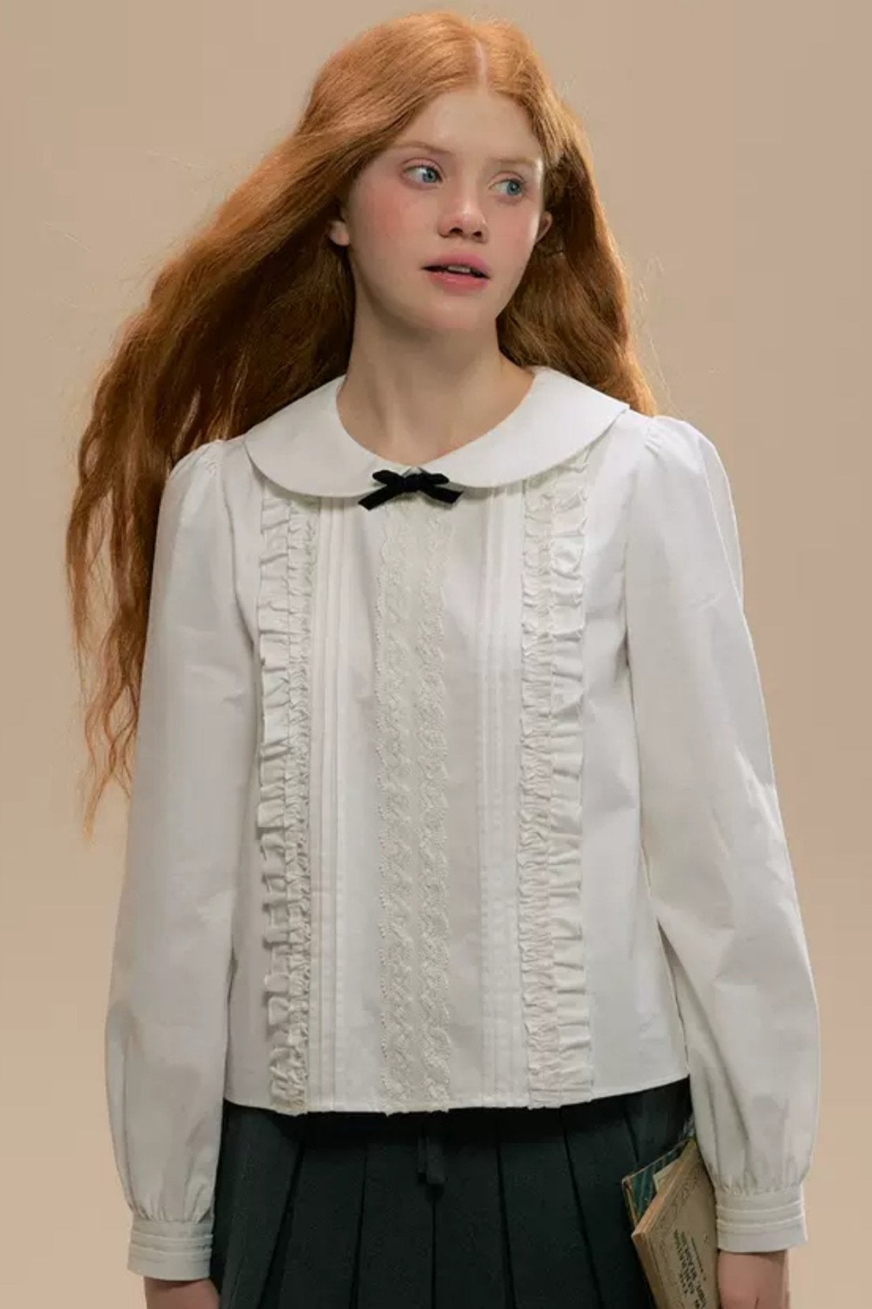 College Style Doll Collar Shirt