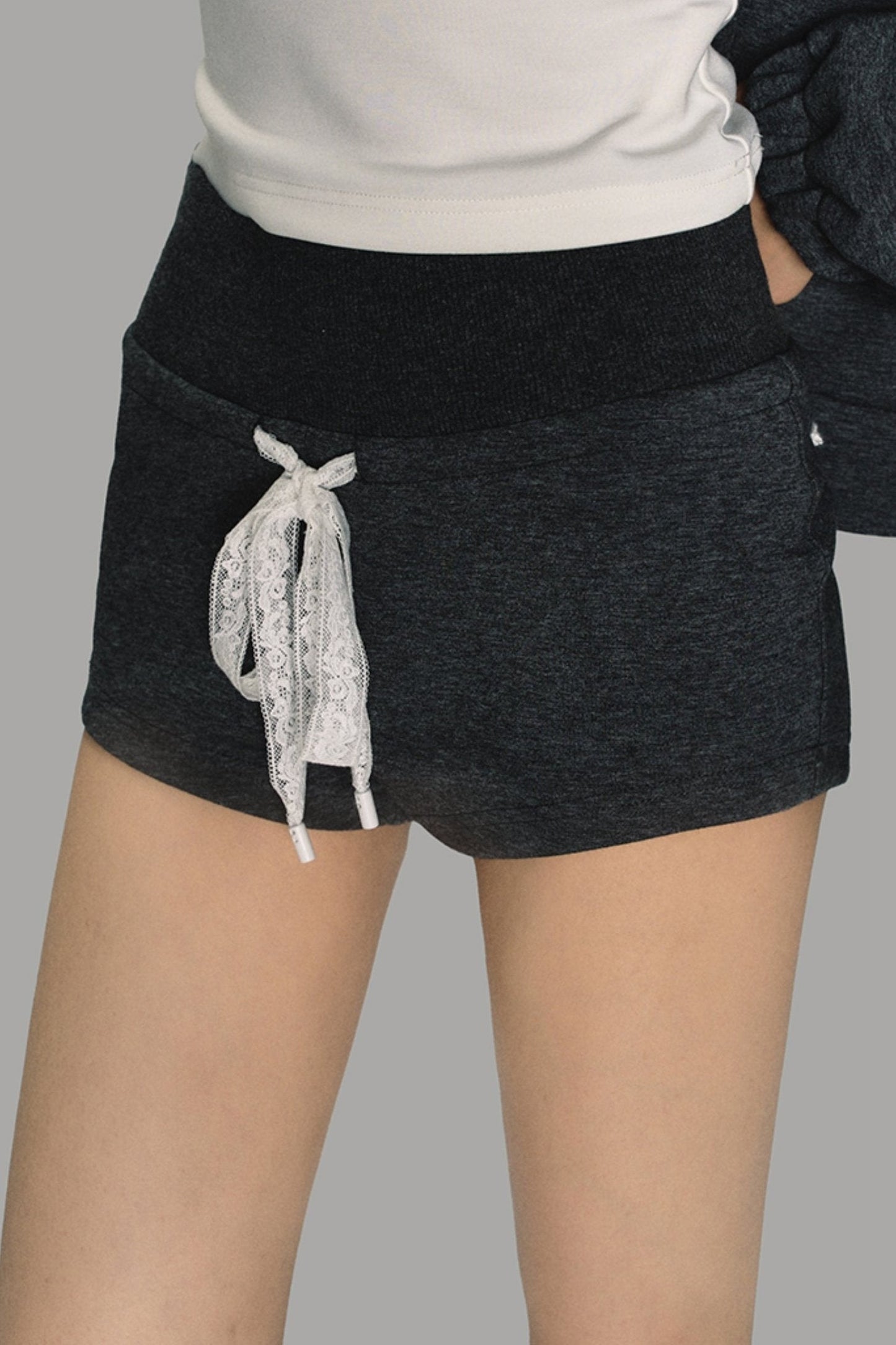 Athletic Sweatshirt Shorts Set-Up