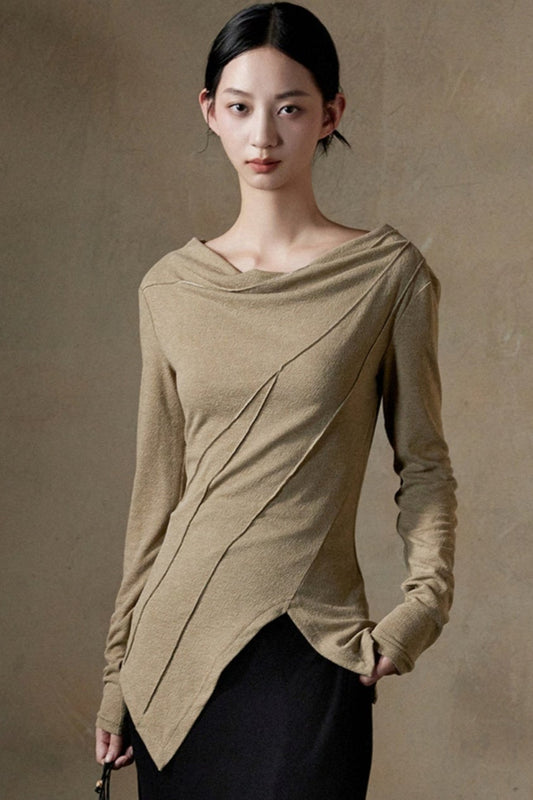 Slim-fit Turtleneck Knit Sweater