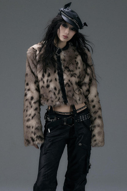 Punk Leopard Reversible Coat