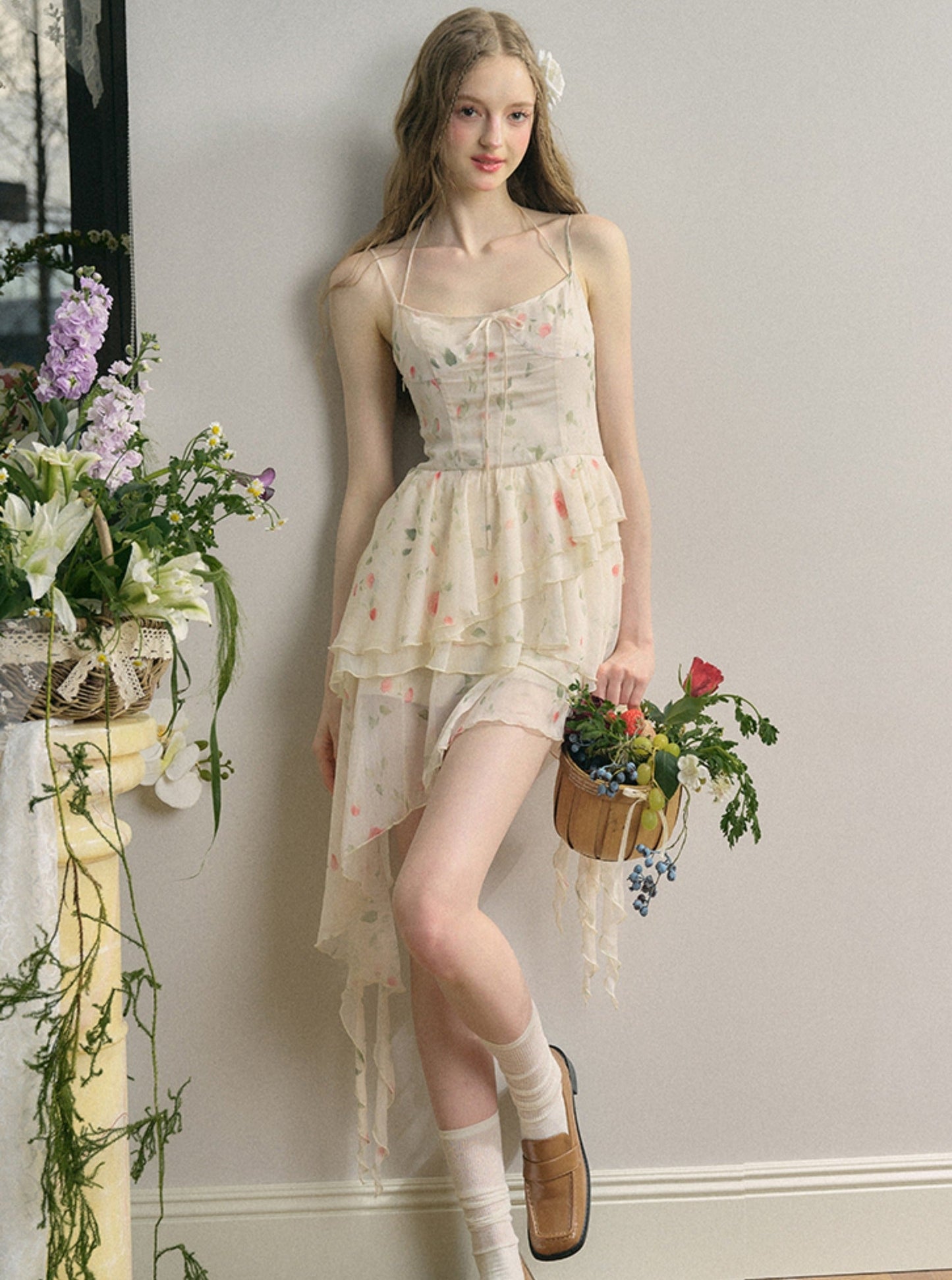 Mist Girl Rose Dress