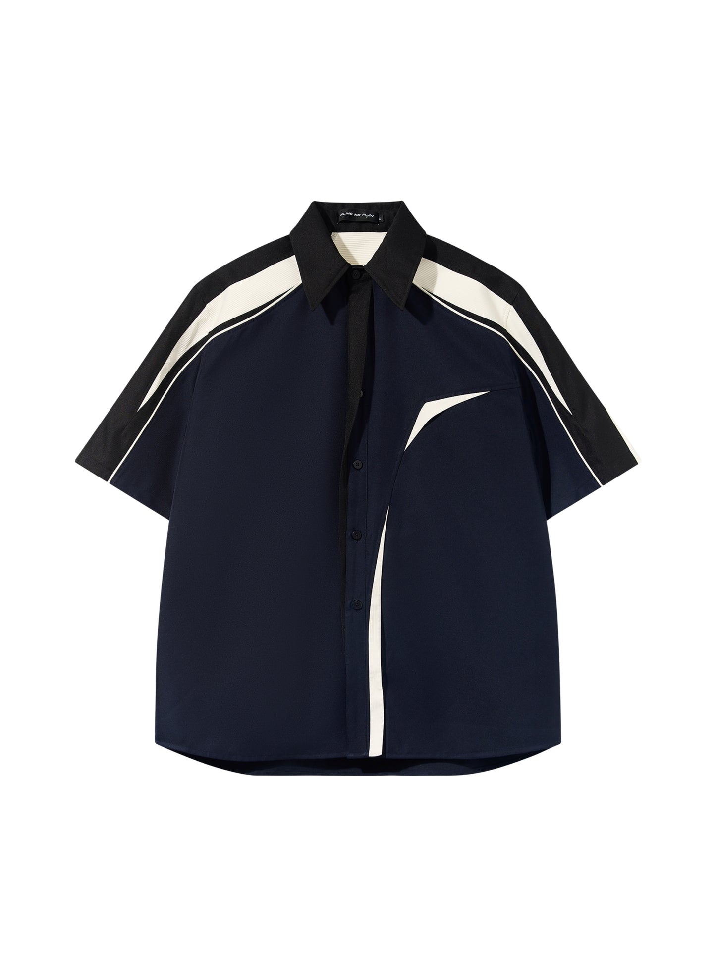 Asymmetric Color Shirt