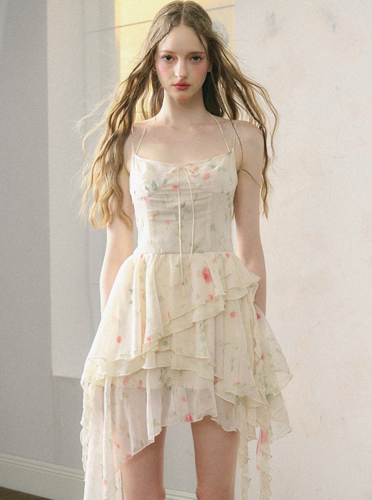 Mist Girl Rose Dress