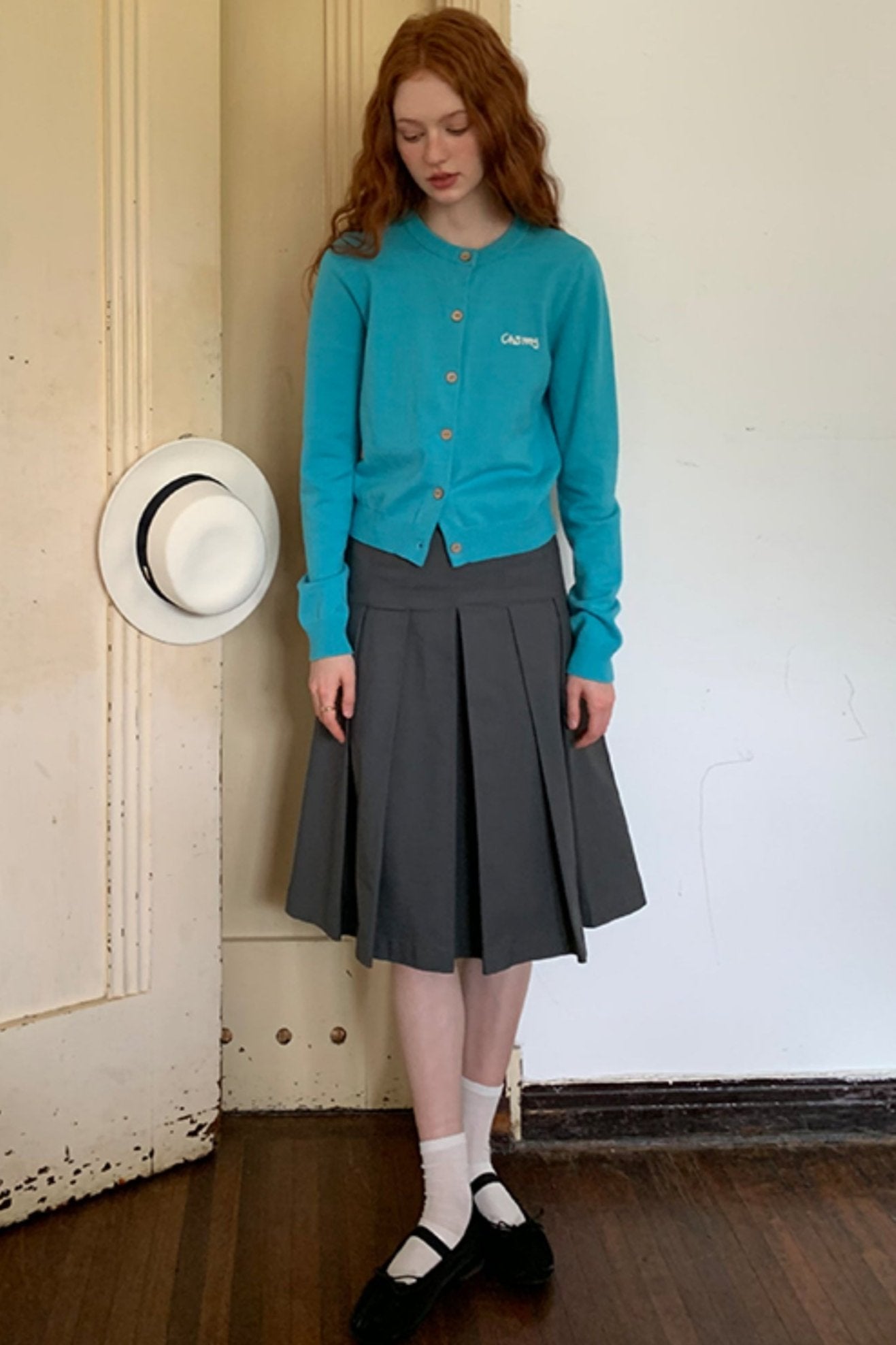 French High-Waist Quarter Skirt