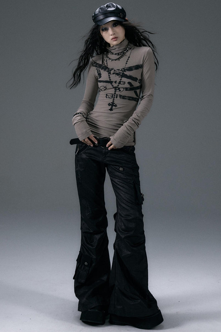 Street Style smoky cargo pants