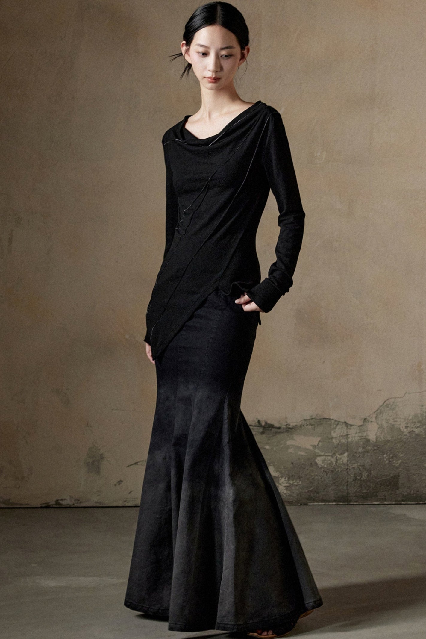 Slim-fit Rollkragenstrickpullover 