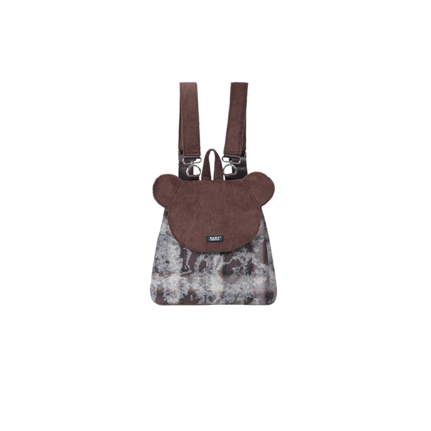 Patchwork Bear Crossbody Bag