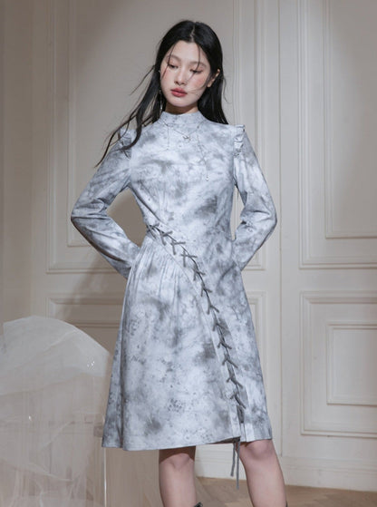 Cloud Sea Rime Early Print Dress