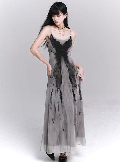 Gray Slip Niche Designer Dress