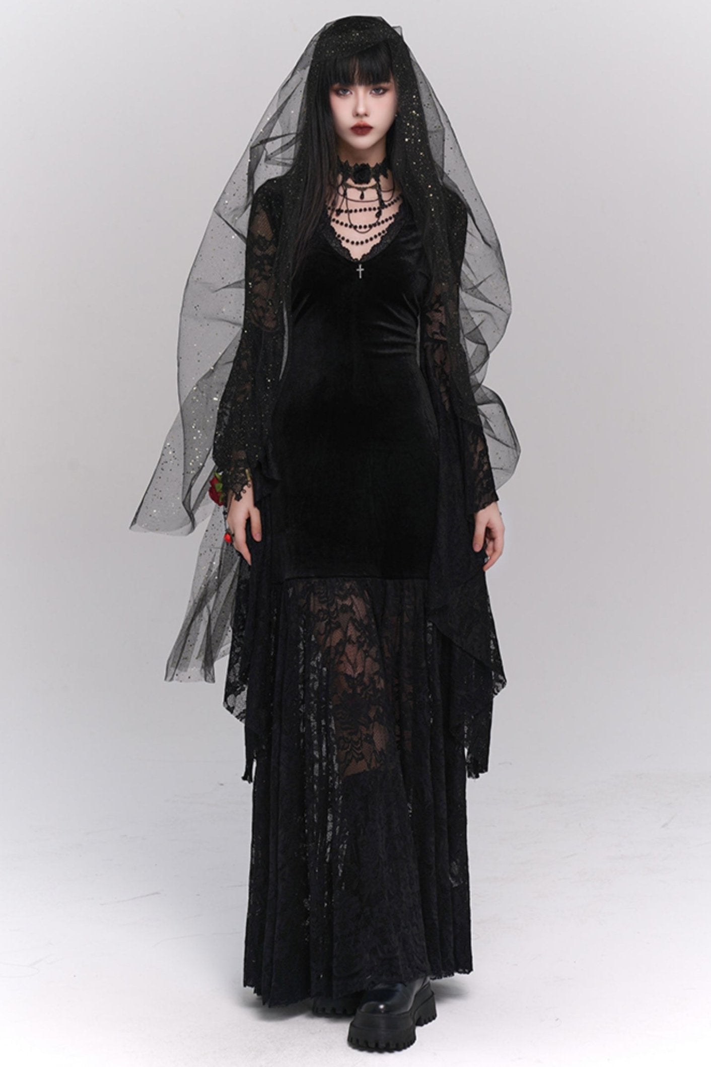 Dark Girl Gothic Halloween Dress