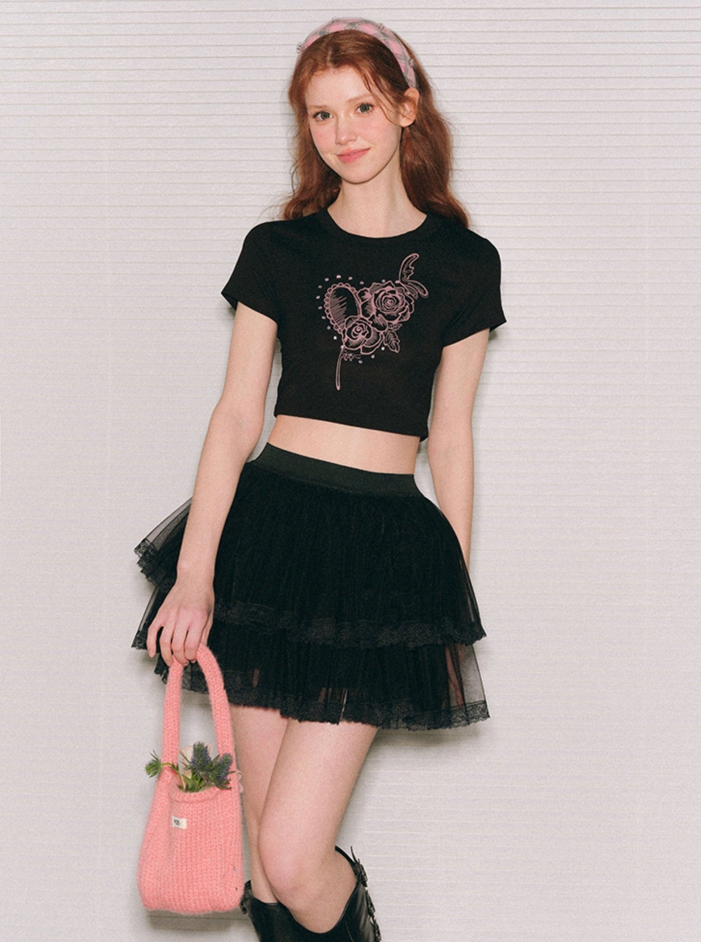 Milky Way Lace Gauze Tutu Skirt