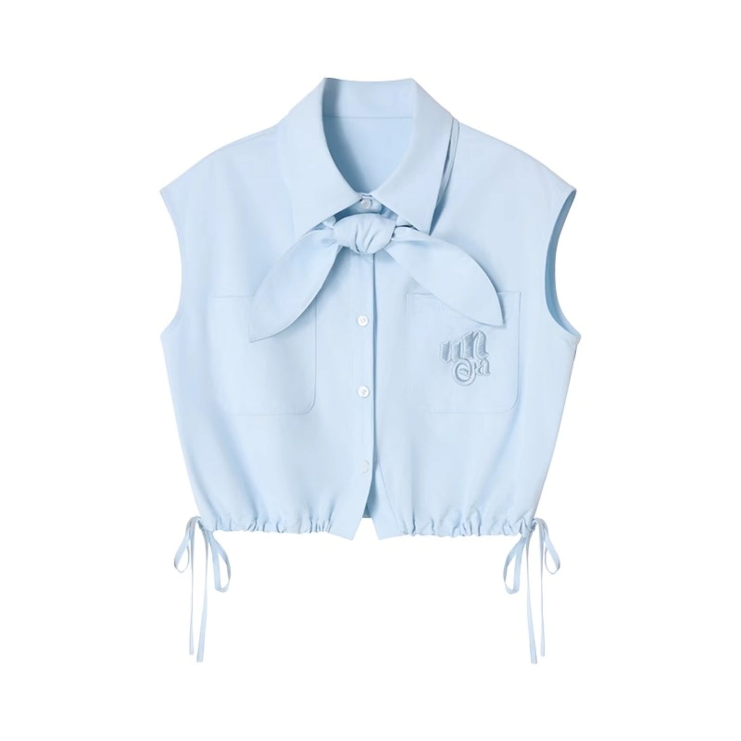 Tie-Back Sleeveless Top